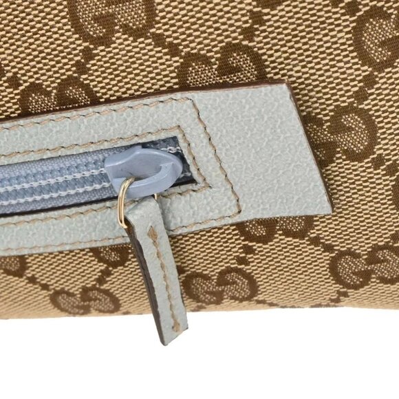 Gucci Beige Blue GG Handbag - Picture 7 of 10
